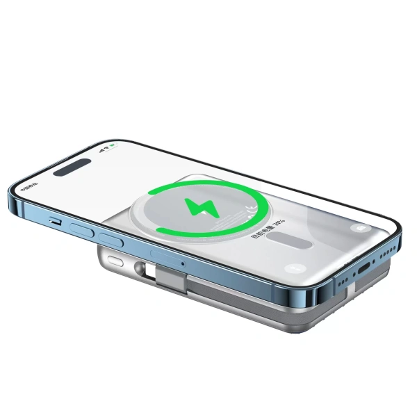 Доп. АКБ WIWU Trunk Series MagSafe 10000mAh 22.5W Silver